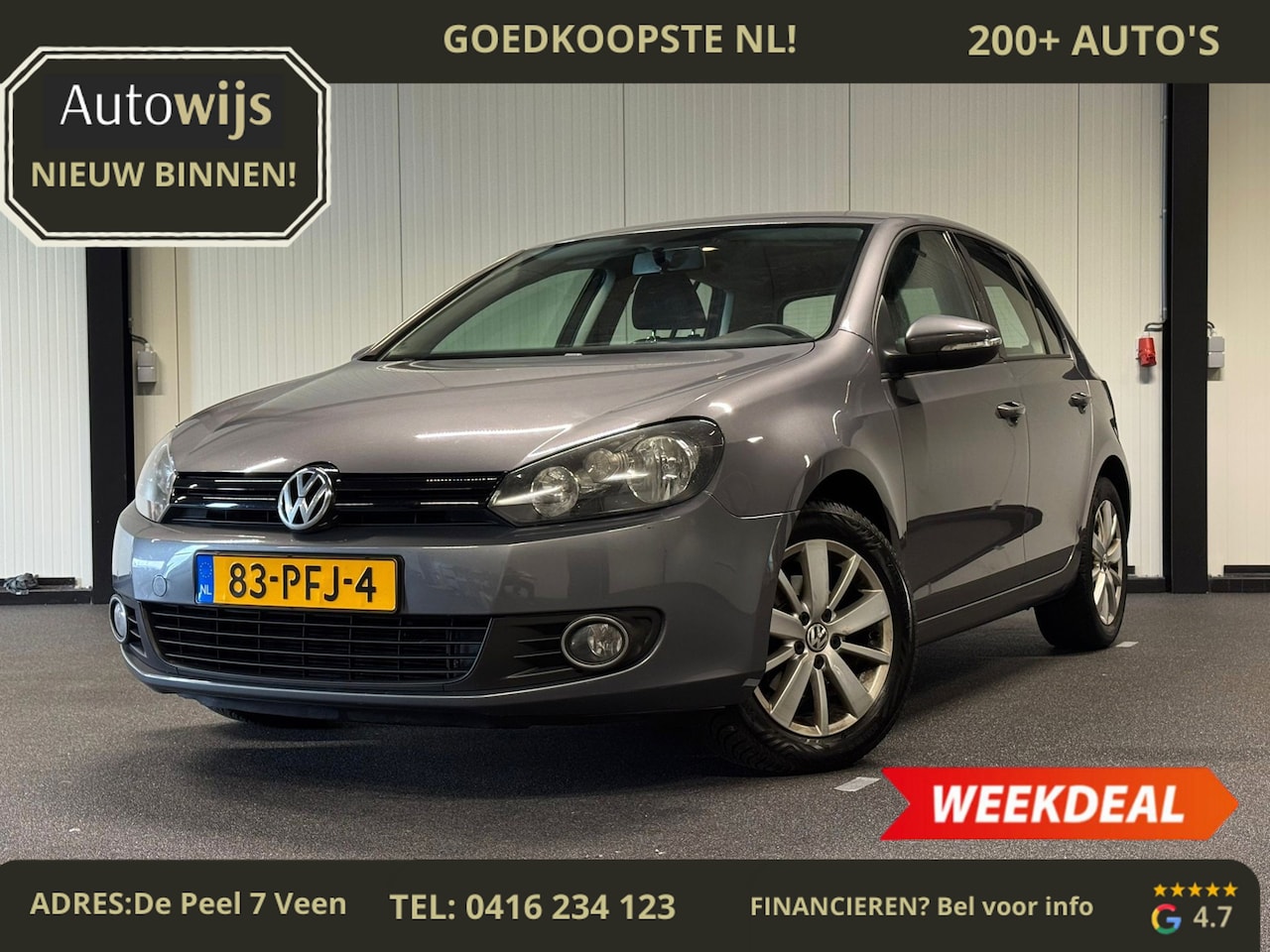 Volkswagen Golf - 1.2 TSI Tour II BlueMotion/CRUISE/NAVI/LM-VELG/NL AUTO - AutoWereld.nl