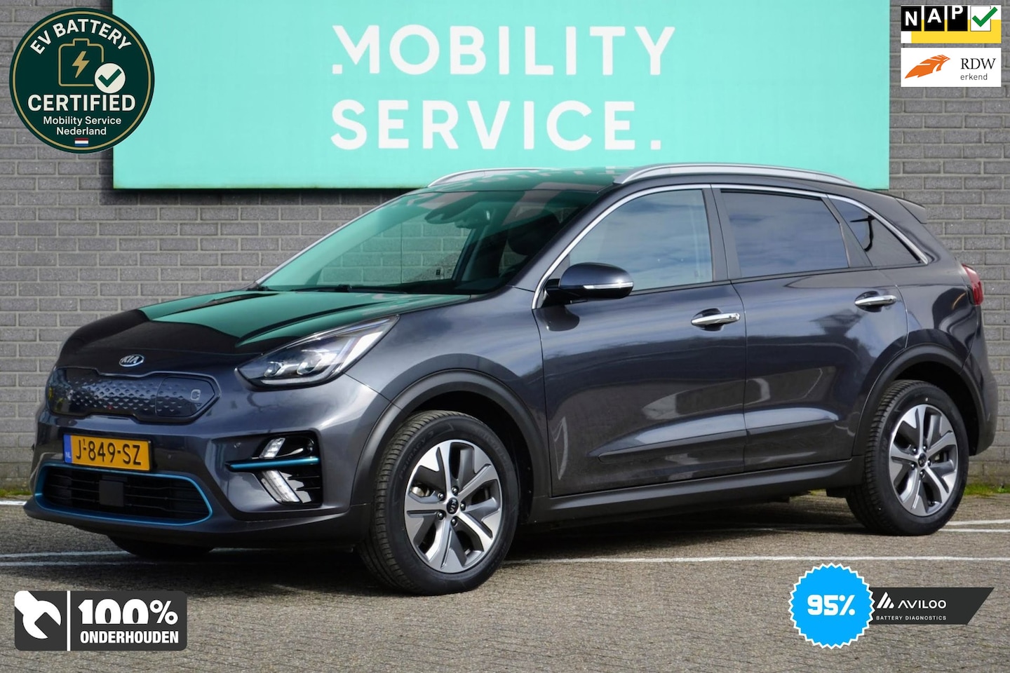 Kia e-Niro - ExecutiveLine 64 kWh SOH95% Clima 3Fase CarPlay Clima - AutoWereld.nl