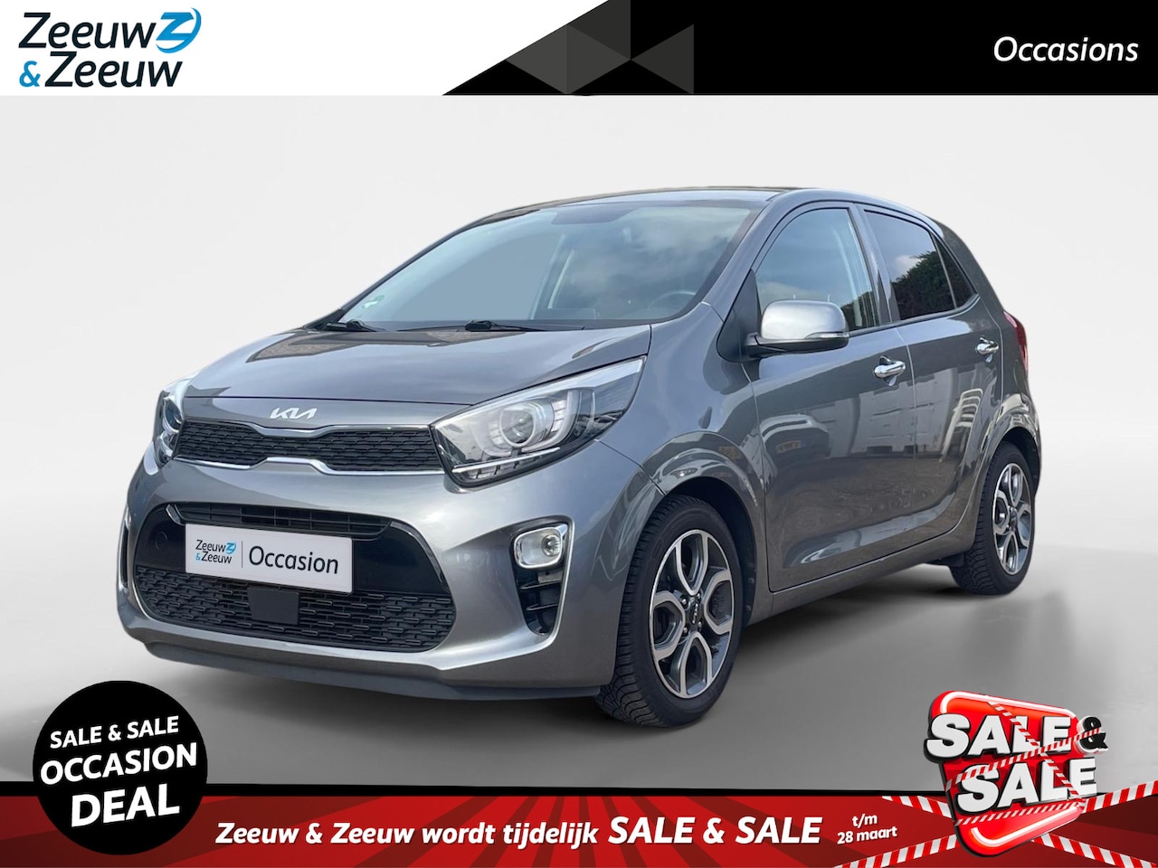 Kia Picanto - 1.0 DPi DynamicPlusLine | Climate control | Navigatie | Trekhaak | LM-Velgen | Cruise cont - AutoWereld.nl