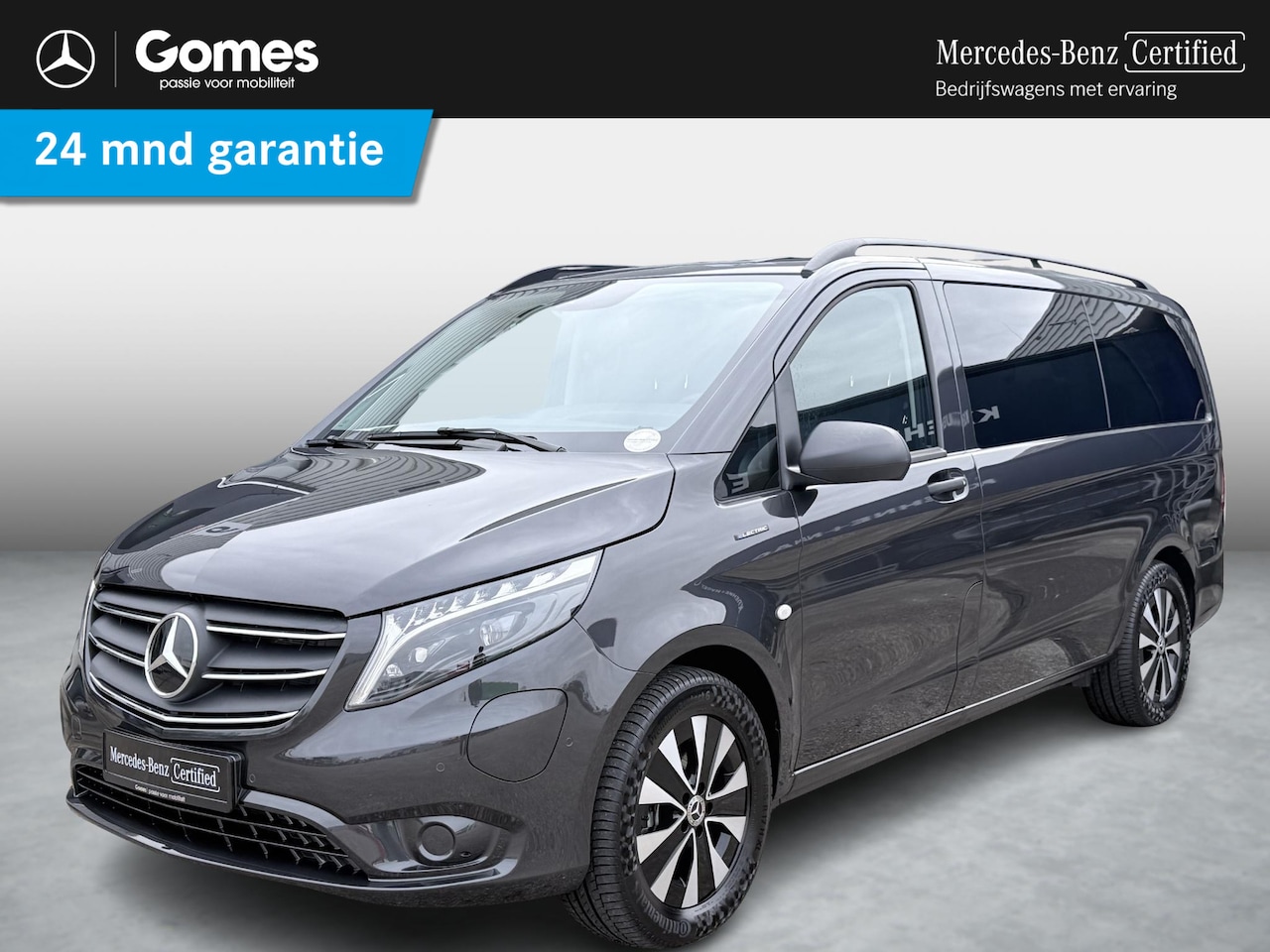 Mercedes-Benz eVito Tourer - PRO L2 90 kWh | 8-PERS | AIRCO ACHTERIN | LEER | - AutoWereld.nl