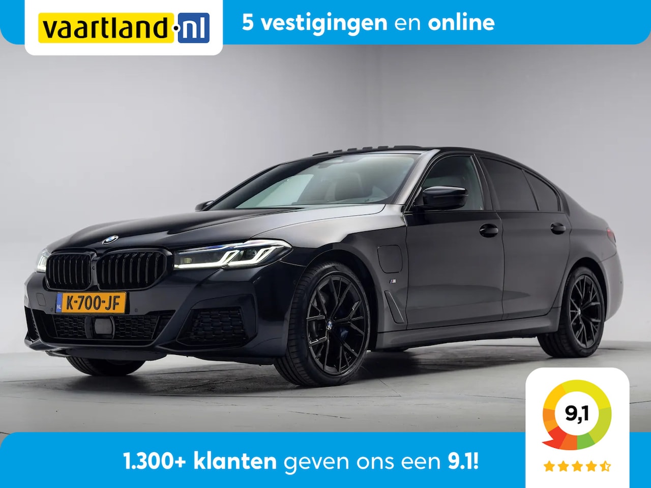 BMW 5-serie - 530e M Sport Shadow [ Pano Tv/ Dvd system Adapt.Cruise Live-cockpit Harman Kardon.] - AutoWereld.nl
