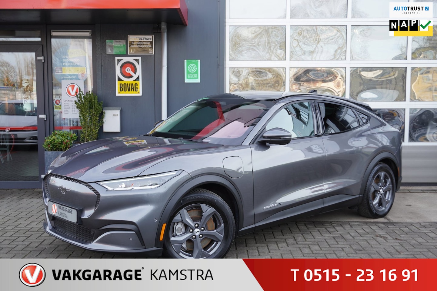 Ford Mustang Mach-E - Extended RWD 98 kWh NAP Pano/360/AA+ACP - AutoWereld.nl