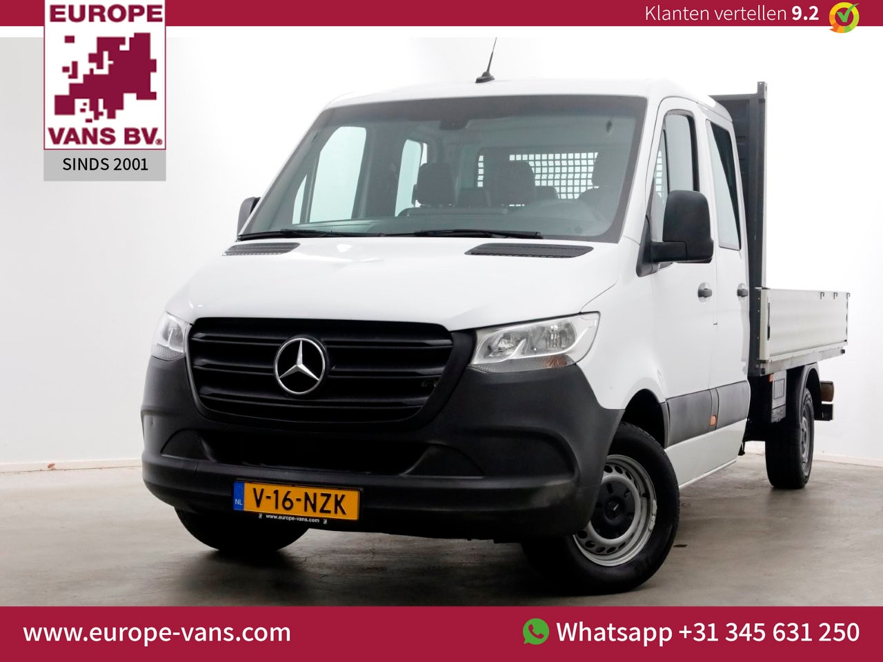 Mercedes-Benz Sprinter - 317 CDI 170pk 9G Automaat Open Laadbak D.C. Trekhaak 3500kg 03-2021 - AutoWereld.nl