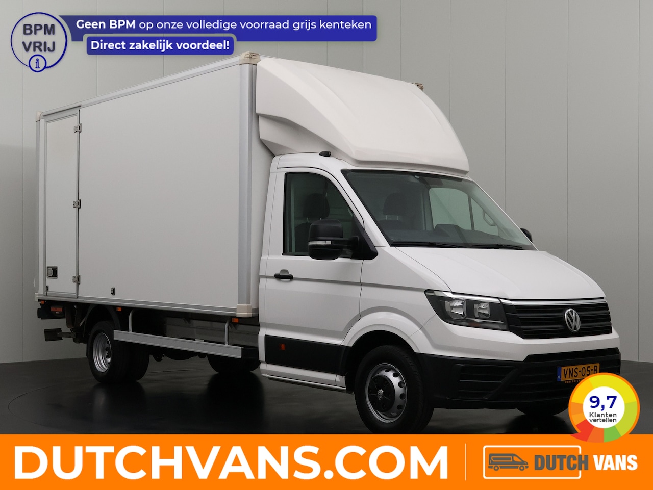 Volkswagen Crafter - 2.0TDI 177PK Bakwagen+Laadklep | Dakspoiler | Zijdeur | Airco | Cruise - AutoWereld.nl