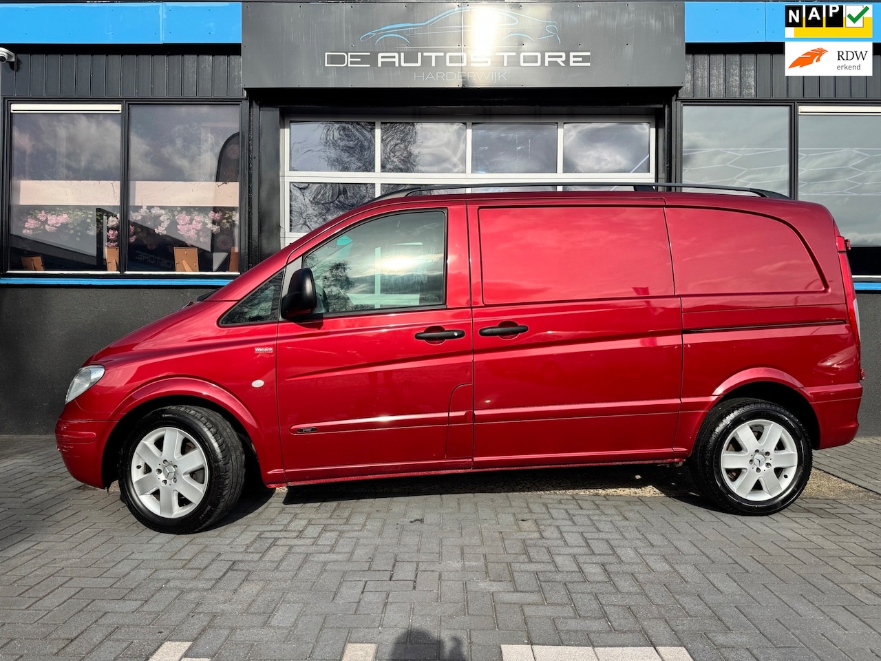 Mercedes-Benz Vito - 120 CDI Sport 320 V6 Automaat 1Ste Eig Airco Cruise Trekhaak Zeer nette Bus!!! - AutoWereld.nl