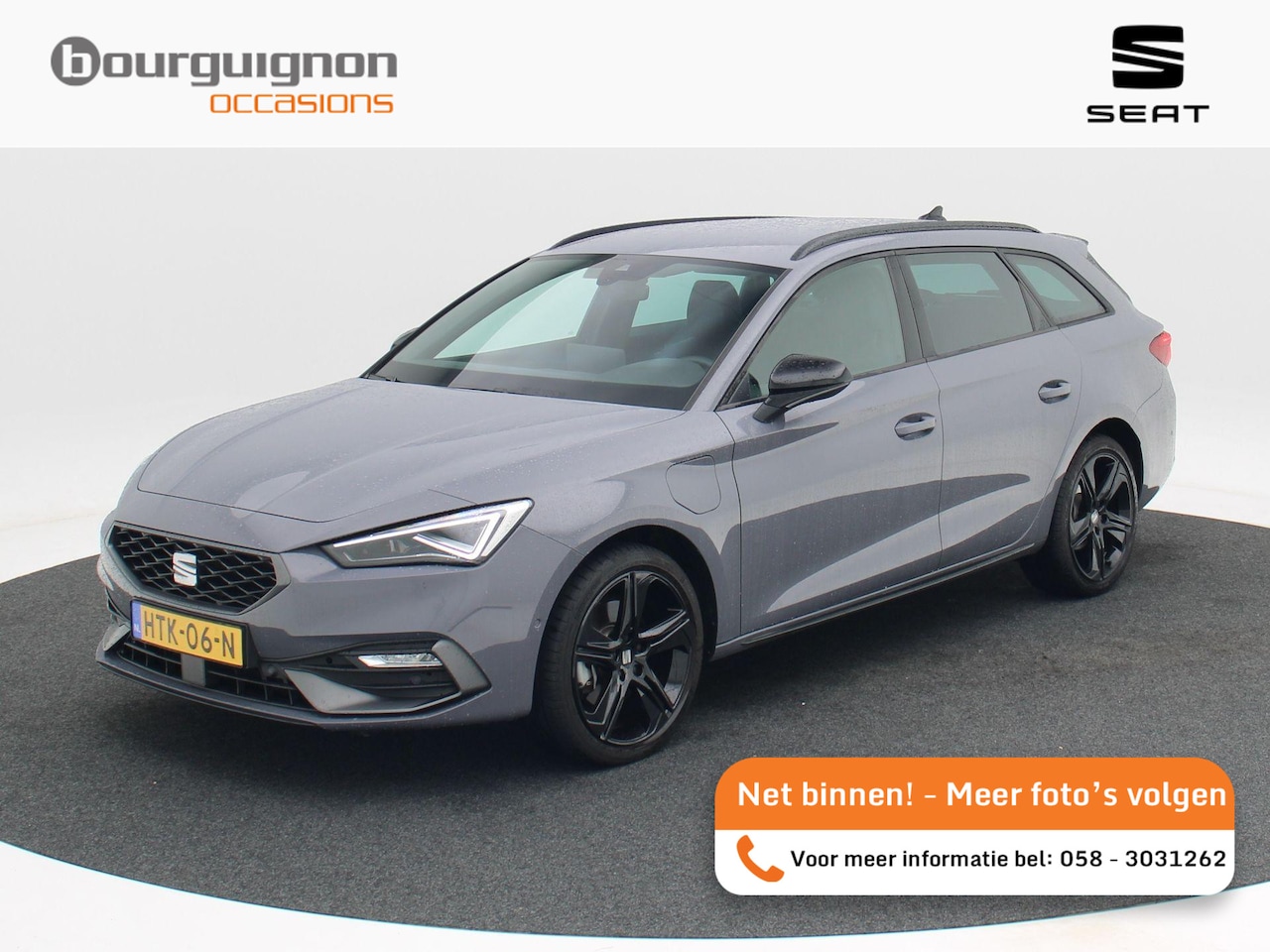 SEAT Leon Sportstourer - 1.5 TSi 204 Pk e-Hybrid FR Business | Trekhaak | Adaptive Cruise | Stoelverwarming | Camer - AutoWereld.nl