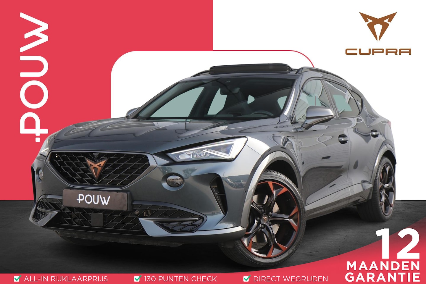 CUPRA Formentor - 1.4 e-Hybrid 245pk VZ Performance | SoH 96% | Panoramadak | 360 Camera | Stoelverwarming | - AutoWereld.nl