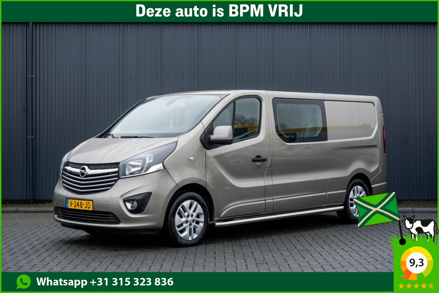 Opel Vivaro - 1.6 CDTI L2H1 125PK | DC| Sport | LED | Camera | Cruise | Airco | Euro 6 - AutoWereld.nl