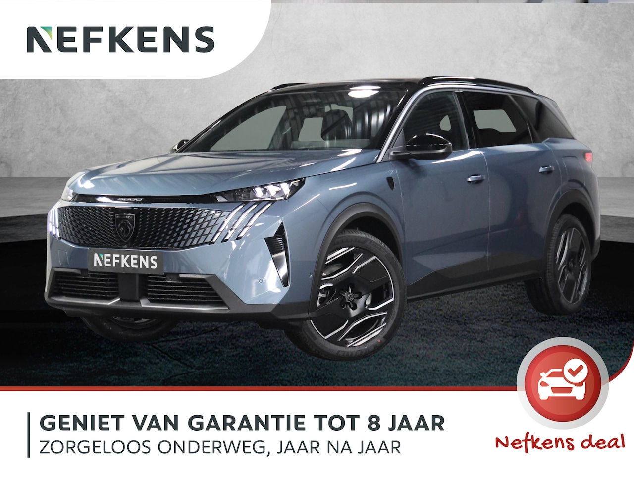 Peugeot 5008 - 1.6 Plug-in Hybrid 195 GT Exclusive | NAPPA LEER | Panoramisch Schuifkanteldak PACK | VOOR - AutoWereld.nl