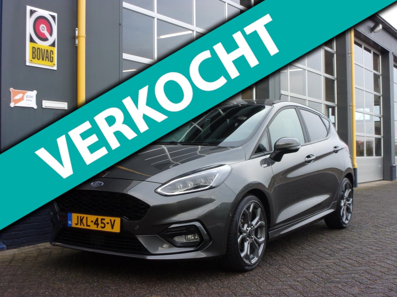 Ford Fiesta - 1.0/125 pk Hybrid ST- Line X NAV TEL PDC VenA WINTERPAKKET PARKEERASSISTENT PRIVACY GLASS - AutoWereld.nl