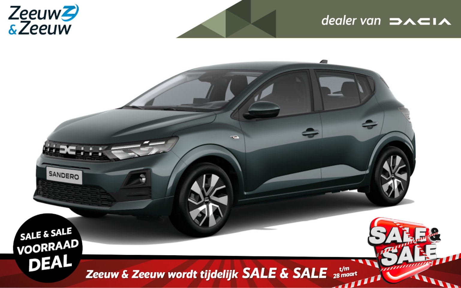 Dacia Sandero - (ANWB Private Lease Actie v.a. € 369,-) Eco-G 120 expression | Wij maken graag een Private - AutoWereld.nl