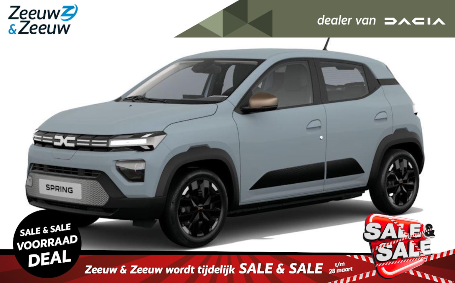 Dacia Spring - (ANWB Private Lease Actie v.a. € 284,-) Extreme 100 | Wij maken graag een Private Lease of - AutoWereld.nl