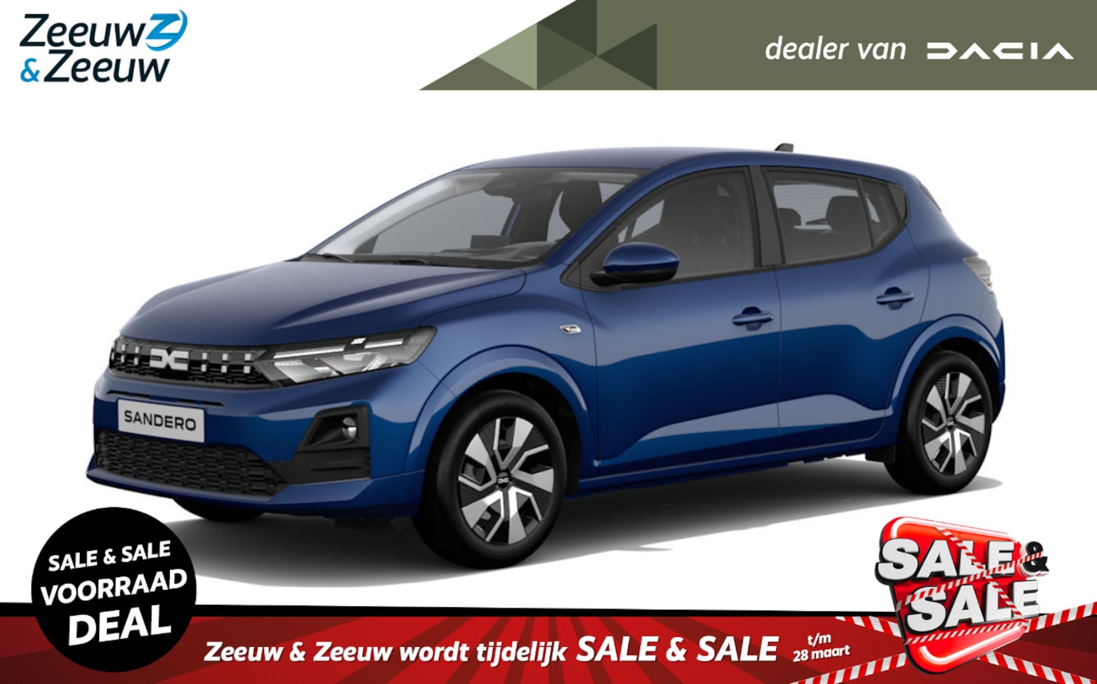 Dacia Sandero - (ANWB Private Lease Actie v.a. € 369,-) Eco-G 120 expression | Wij maken graag een Private - AutoWereld.nl