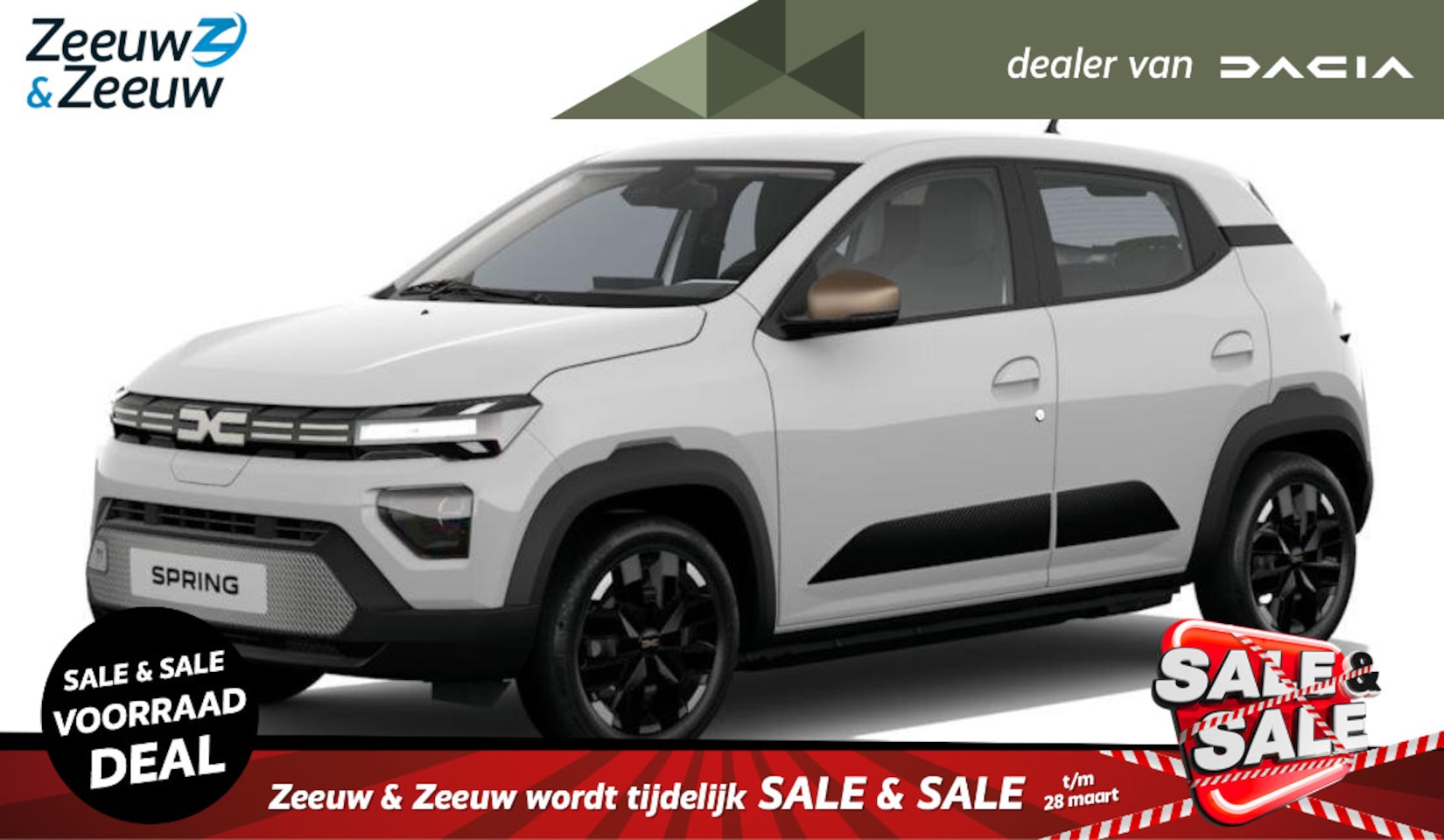 Dacia Spring - (ANWB Private Lease Actie v.a. € 284,-) Extreme 100 | Wij maken graag een Private Lease of - AutoWereld.nl