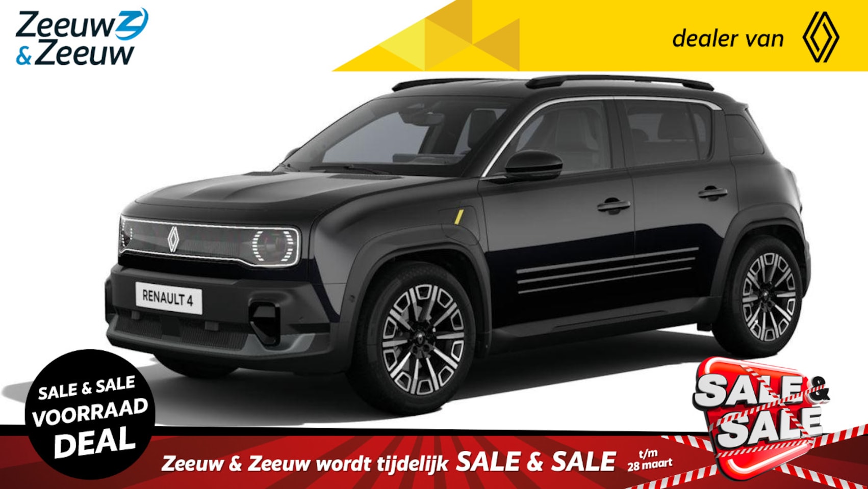 Renault 4 - (ANWB Private Lease Actie v.a. € 429,-) Iconic Comfort Range | Wij maken graag een Private - AutoWereld.nl