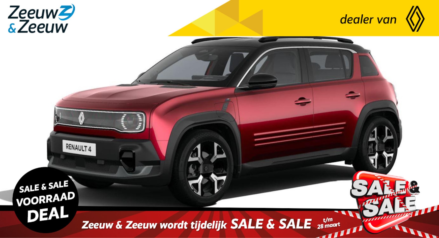 Renault 4 - (ANWB Private Lease Actie v.a. € 510,-) Techno comfort range | Wij maken graag een Private - AutoWereld.nl