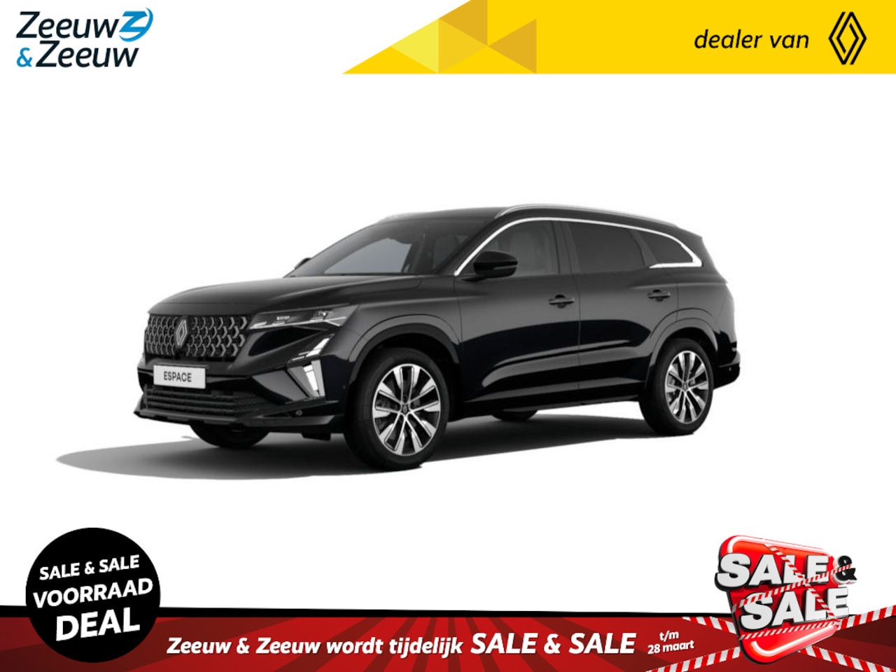 Renault Espace - (ANWB Private Lease Actie v.a. € 609,-) E-Tech full hybrid 200 techno 5p. | Wij maken graa - AutoWereld.nl