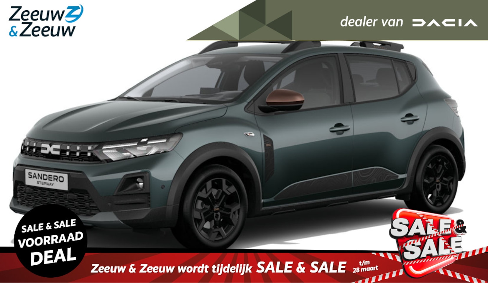 Dacia Sandero Stepway - (ANWB Private Lease Actie v.a. € 424,-) Eco-G 120 automaat Extreme | Wij maken graag een P - AutoWereld.nl