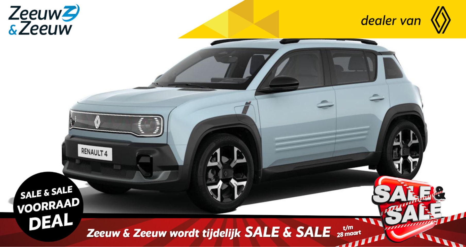 Renault 4 - (ANWB Private Lease Actie v.a. € 504,-) Techno comfort range | Wij maken graag een Private - AutoWereld.nl