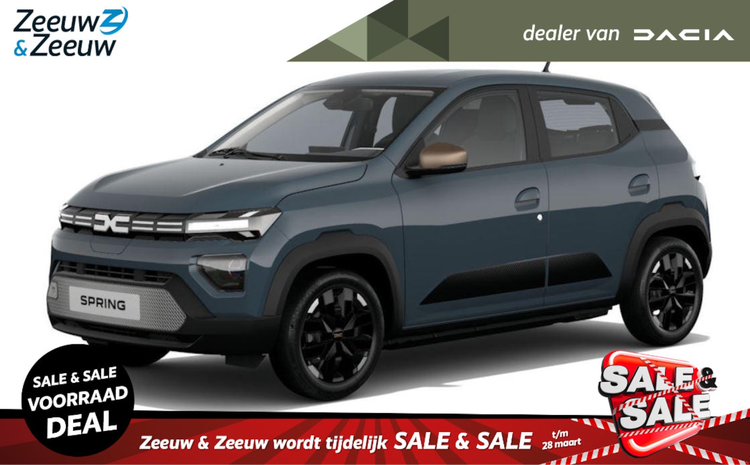 Dacia Spring - (ANWB Private Lease Actie v.a. € 284,-) Extreme 100 | Wij maken graag een Private Lease of - AutoWereld.nl
