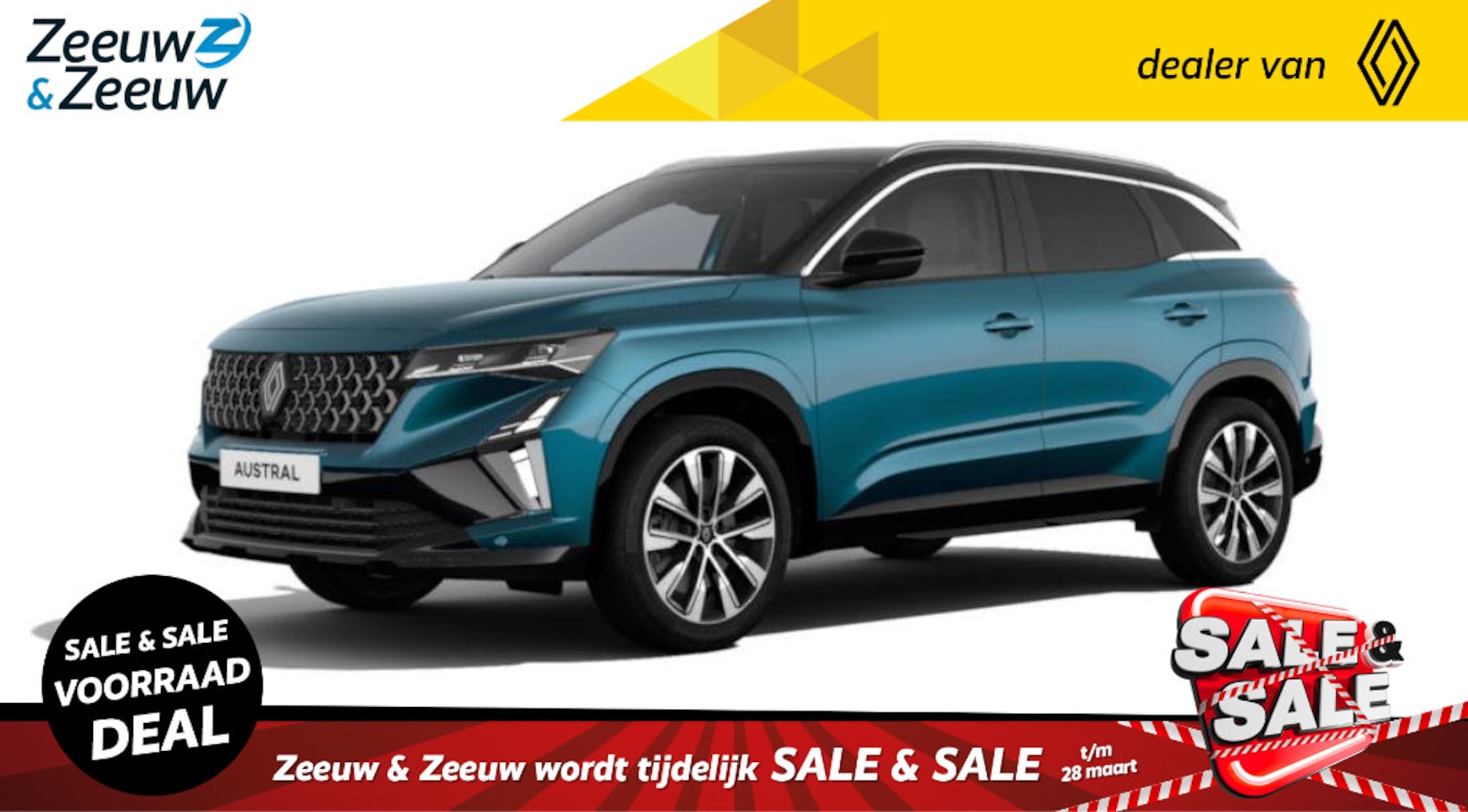Renault Austral - (ANWB Private Lease Actie v.a. € 564,-) E-Tech full hybrid 200 Techno | Wij maken graag ee - AutoWereld.nl