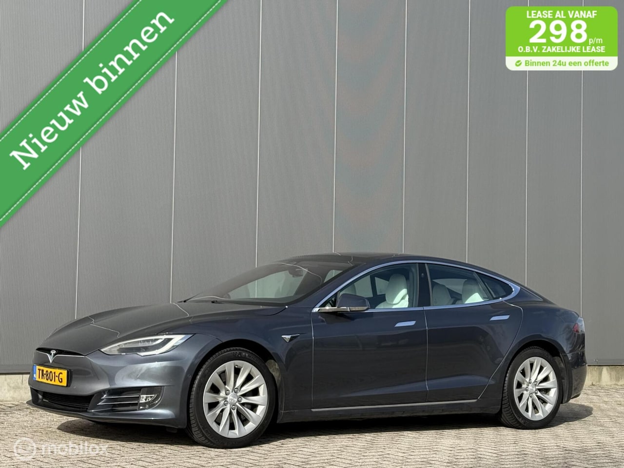Tesla Model S - 100D SOH 90% - Prijs incl. BTW - wit interieur - AutoWereld.nl