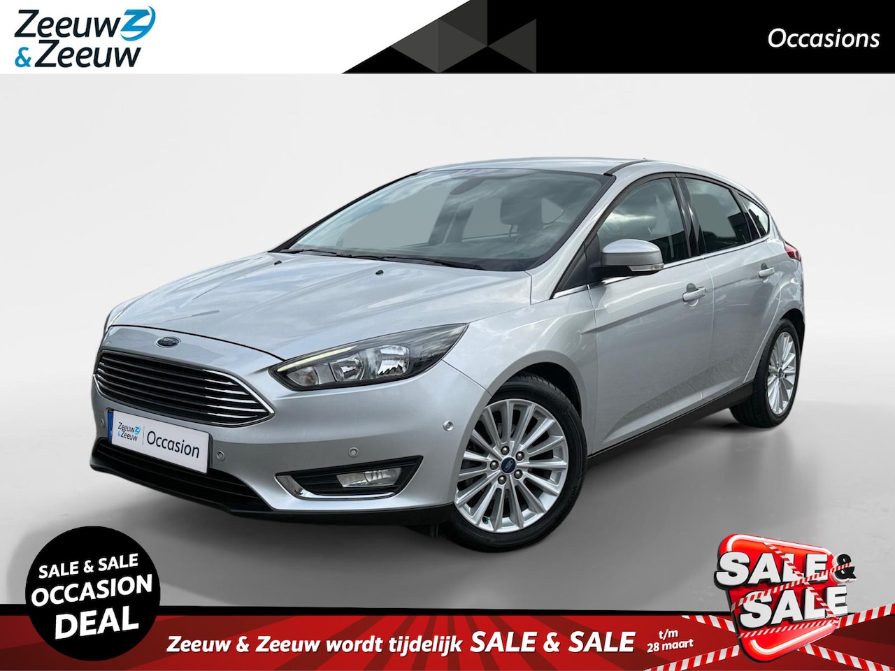 Ford Focus - 1.0 Titanium | LM Velgen | Parkeersensoren | Navigatiesysteem | Cruise Control | - AutoWereld.nl