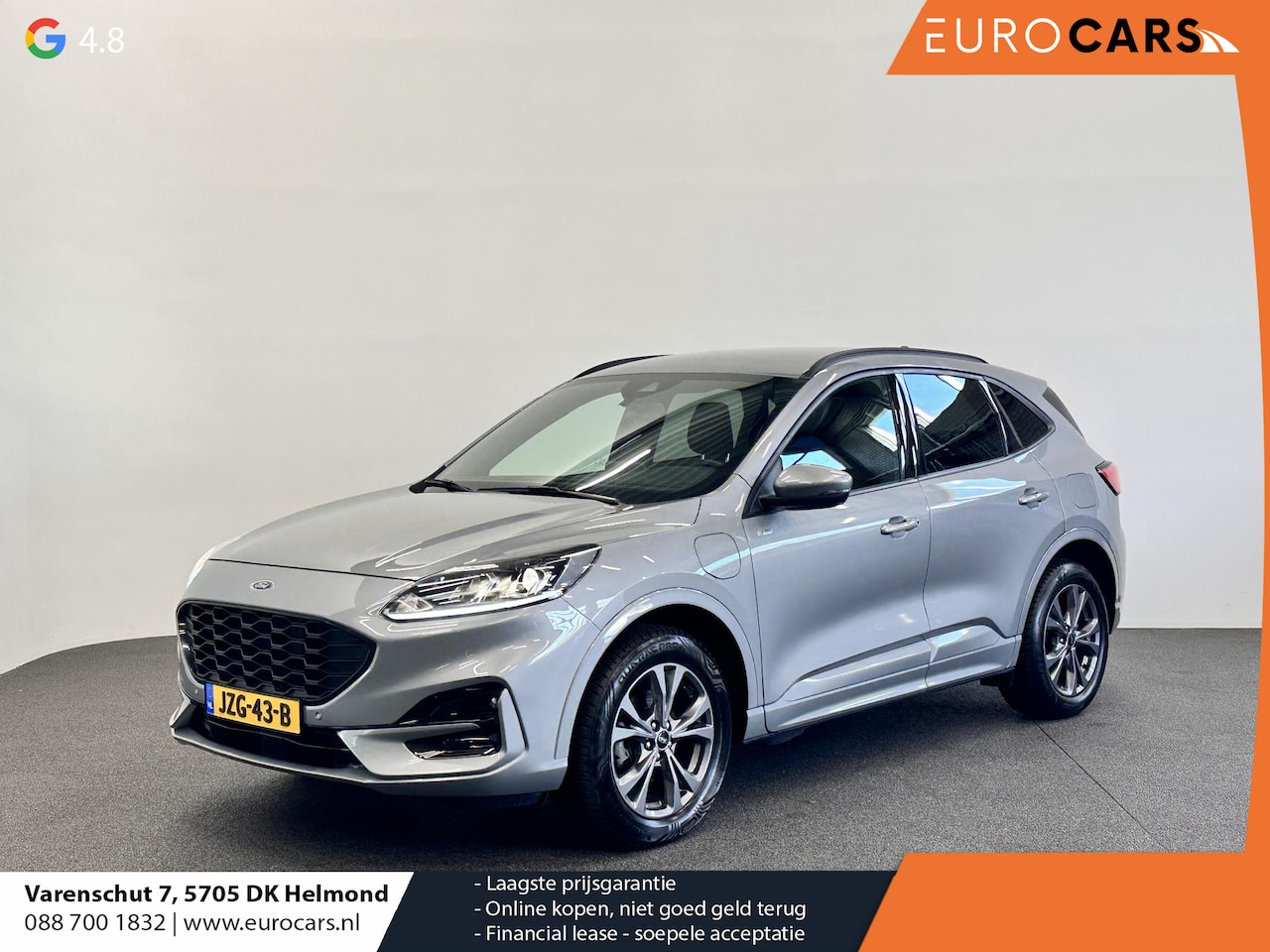 Ford Kuga - 2.5 PHEV ST-Line Automaat Navigatie Apple Carplay/Android Auto Camera Parkeersensoren Crui - AutoWereld.nl