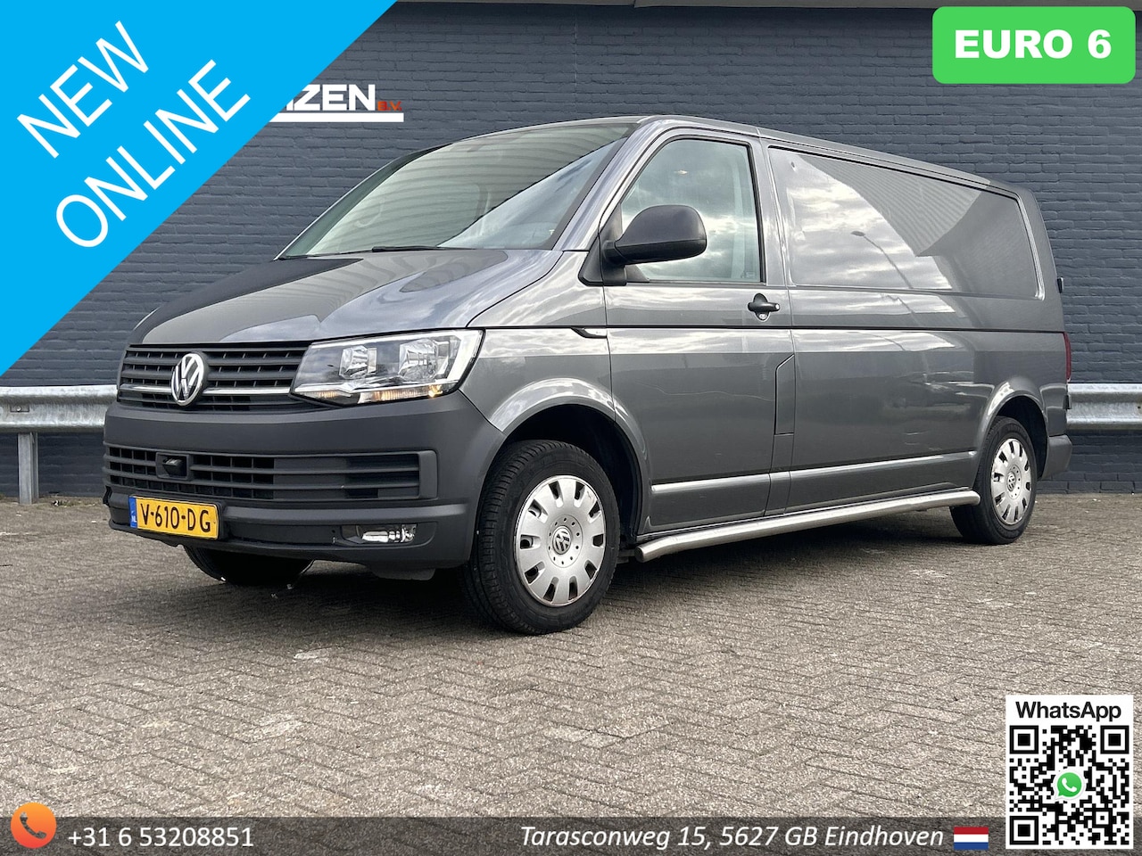 Volkswagen Transporter - 2.0 TDI L2H3 Comfortline | € 7.950,- NETTO! | Euro 6 | Bijrijdersbank | Airco | Cruise | P - AutoWereld.nl