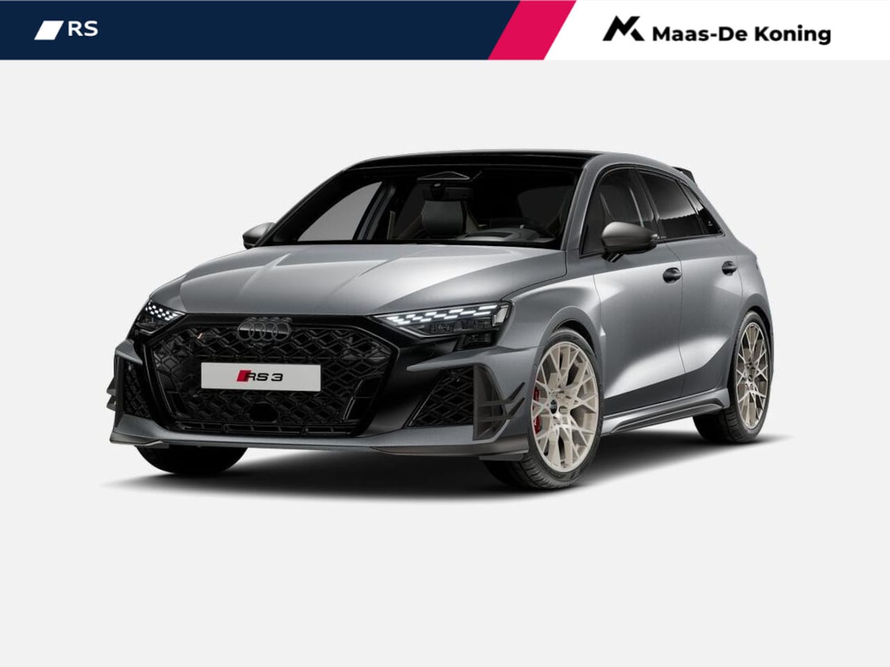 Audi RS3 - Sportback 2.5 TFSI quattro 400 PK competition limited 593/750 · Audi Exclusive Gletsjerwit - AutoWereld.nl