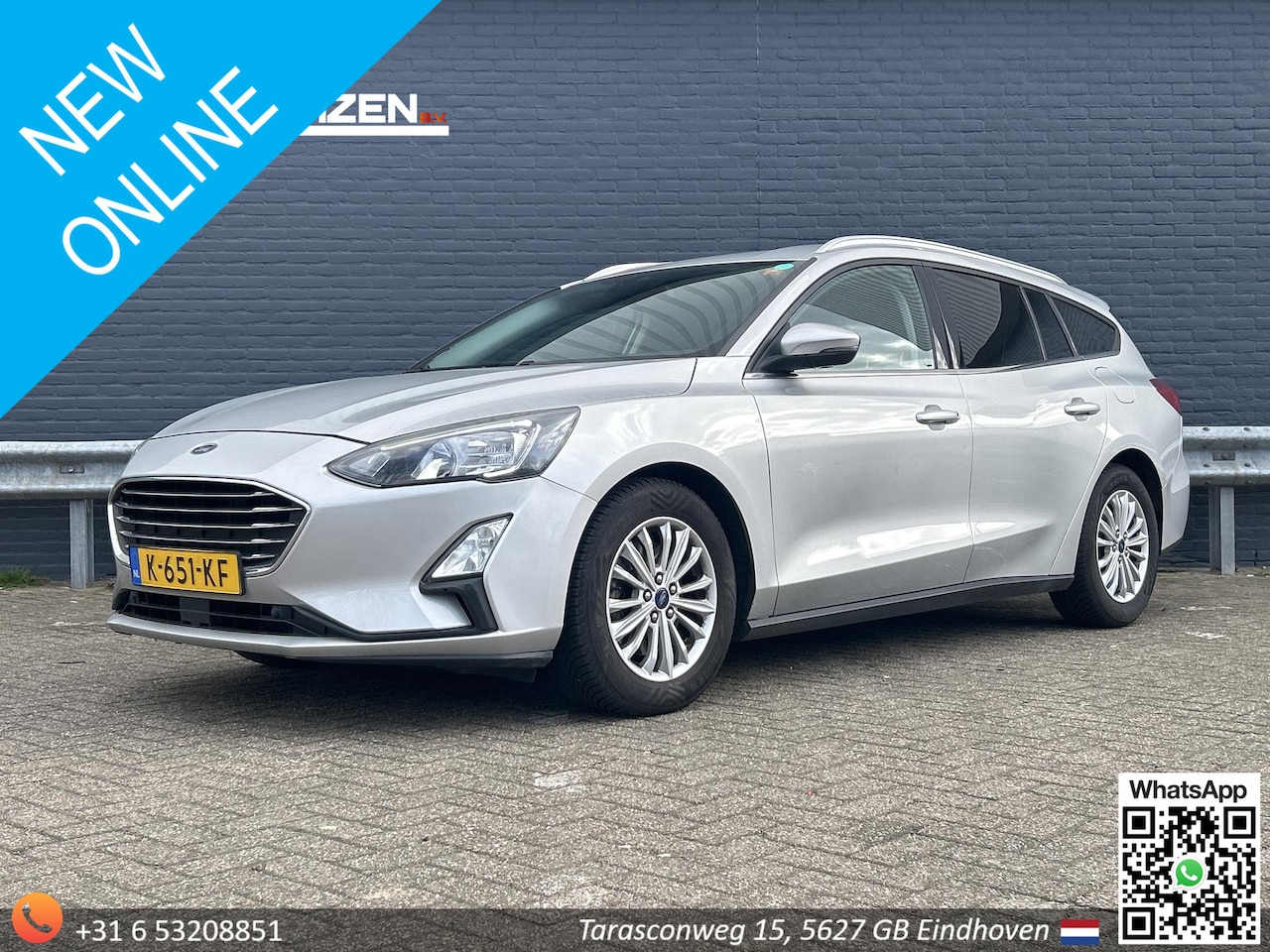 Ford Focus Wagon - 1.0 EcoBoost Hybrid Titanium X Business | € 5.950,- NETTO! | Climate | Cruise | Navi | Cam - AutoWereld.nl