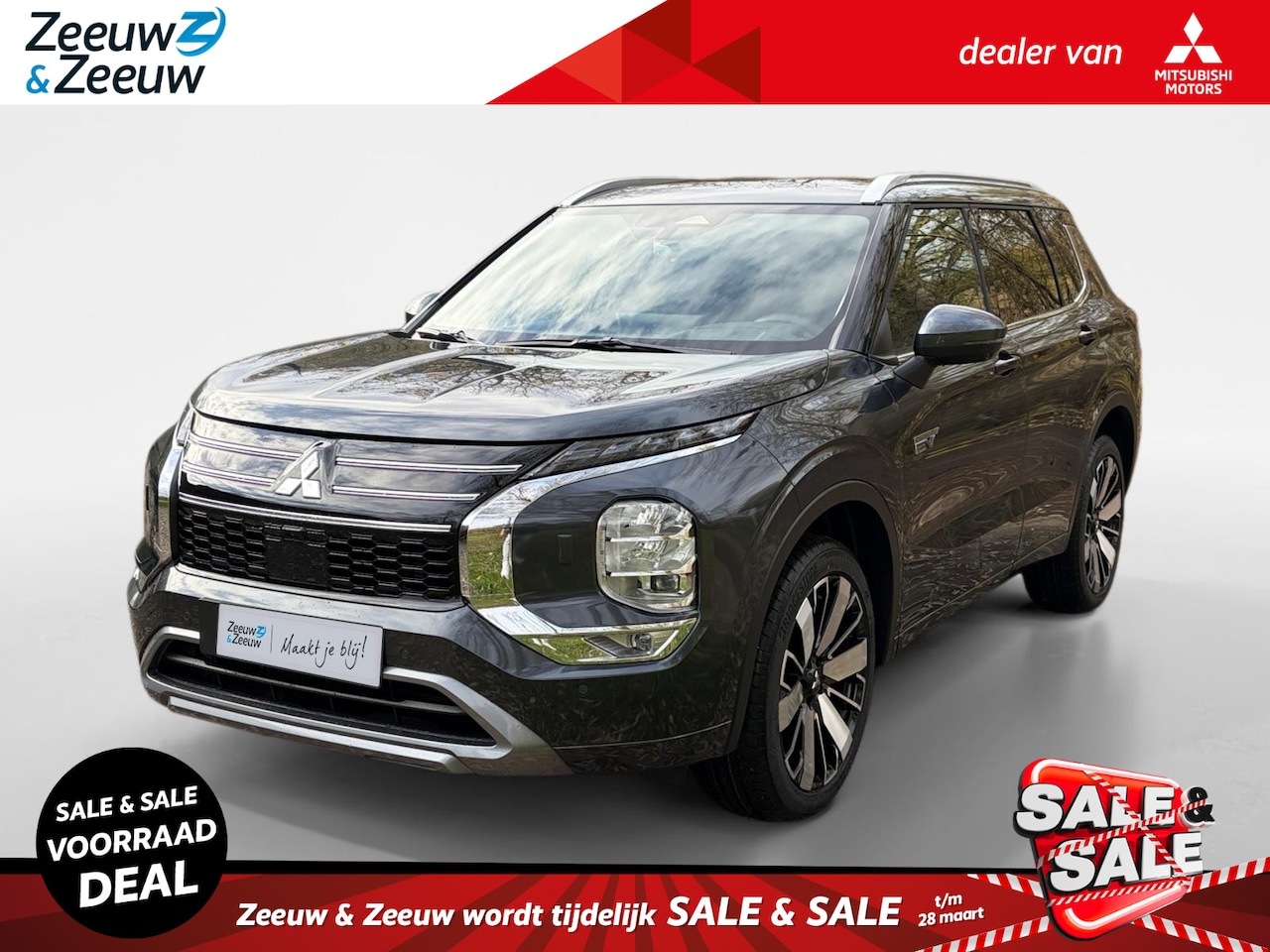 Mitsubishi Outlander - 2.4 PHEV Instyle | €7500 voorraadkorting | Lederen bekleding | Schuif-/kanteldak | Stoel v - AutoWereld.nl