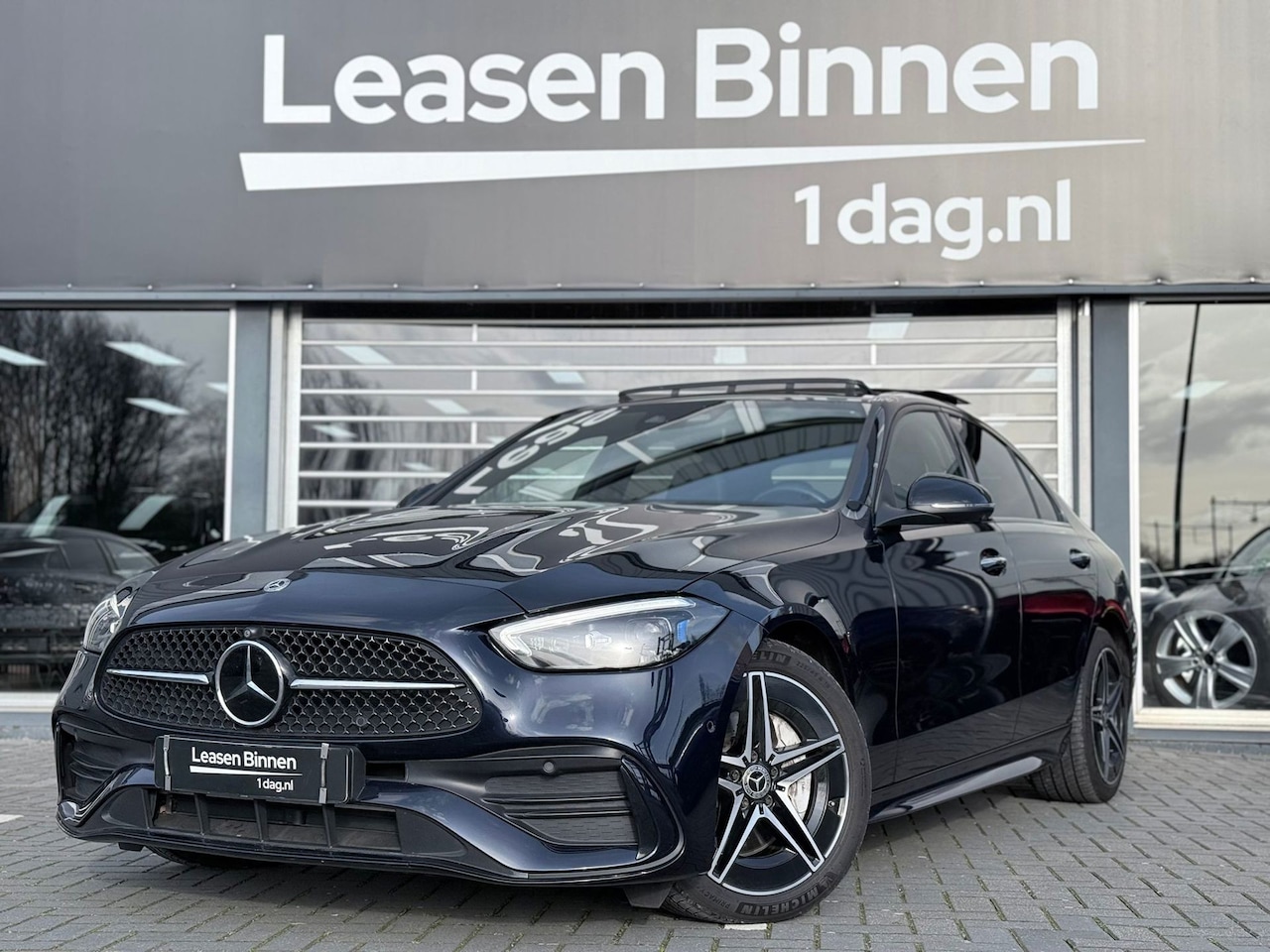 Mercedes-Benz C-klasse - 300 e AMG Burmester|Memory|360|HeadUp - AutoWereld.nl