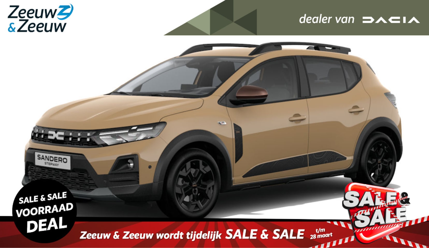 Dacia Sandero Stepway - (ANWB Private Lease Actie v.a. € 404,-) Eco-G 120 extreme | Wij maken graag een Private Le - AutoWereld.nl
