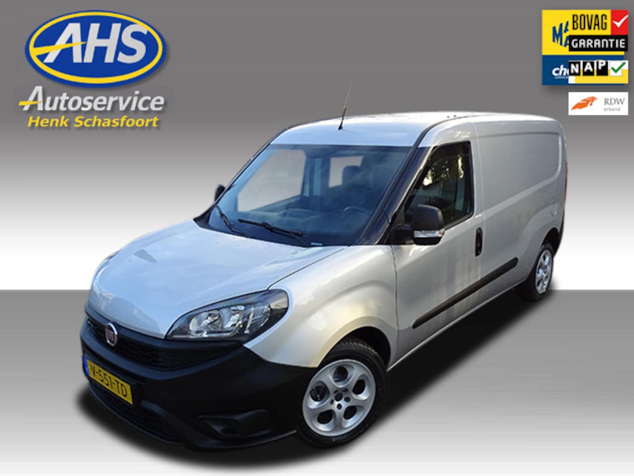 Fiat Doblò Cargo - 1.6 MJ L2H1 Maxi 1.6 MJ L2H1 Maxi, 3 persoons luxe uitvoering, lange wielbasis! - AutoWereld.nl