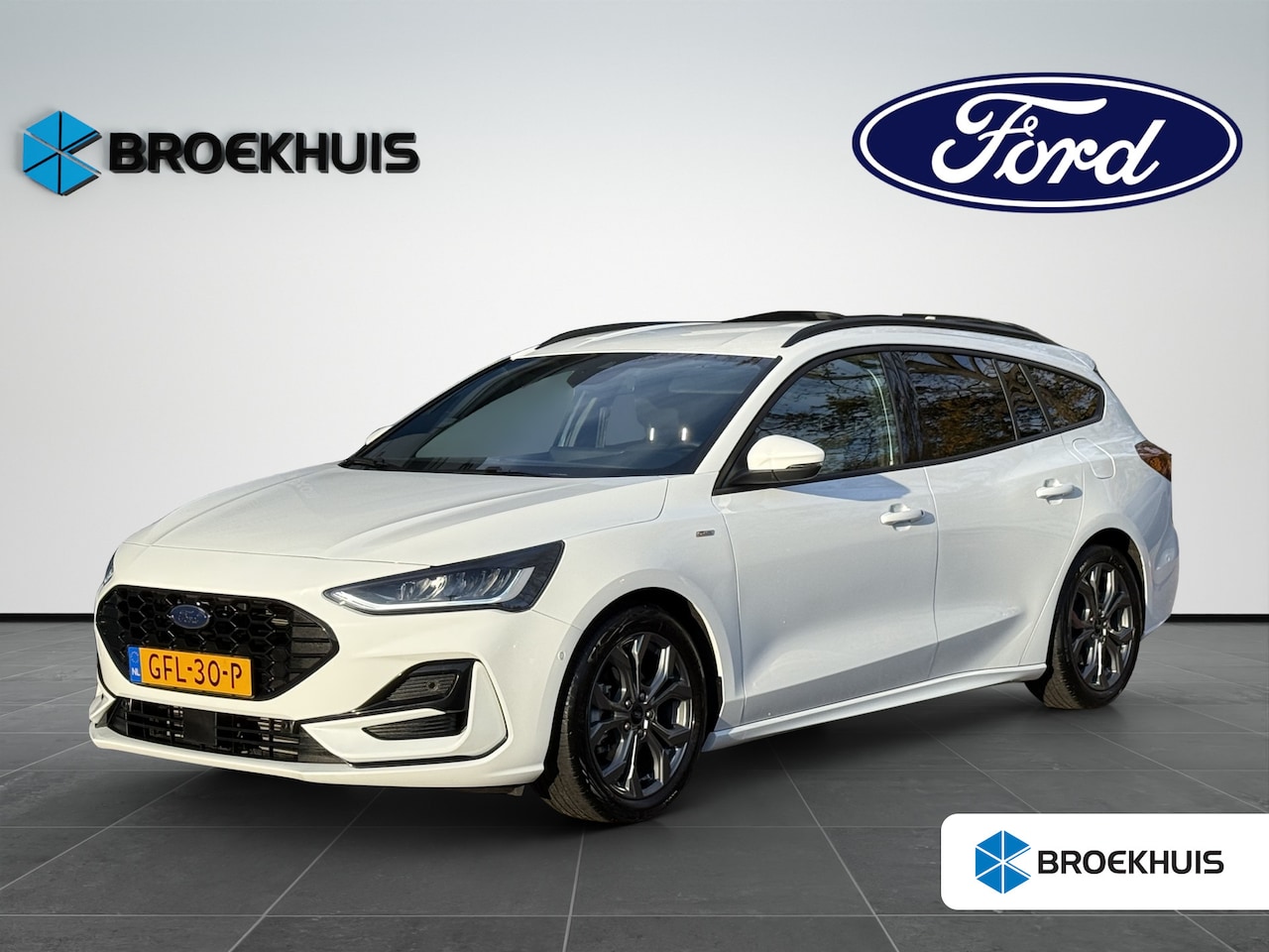 Ford Focus Wagon - 1.0 EcoBoost Hybrid ST Line Automaat 155pk | Winter pack | Apdat. Cruise | Afneembare trek - AutoWereld.nl