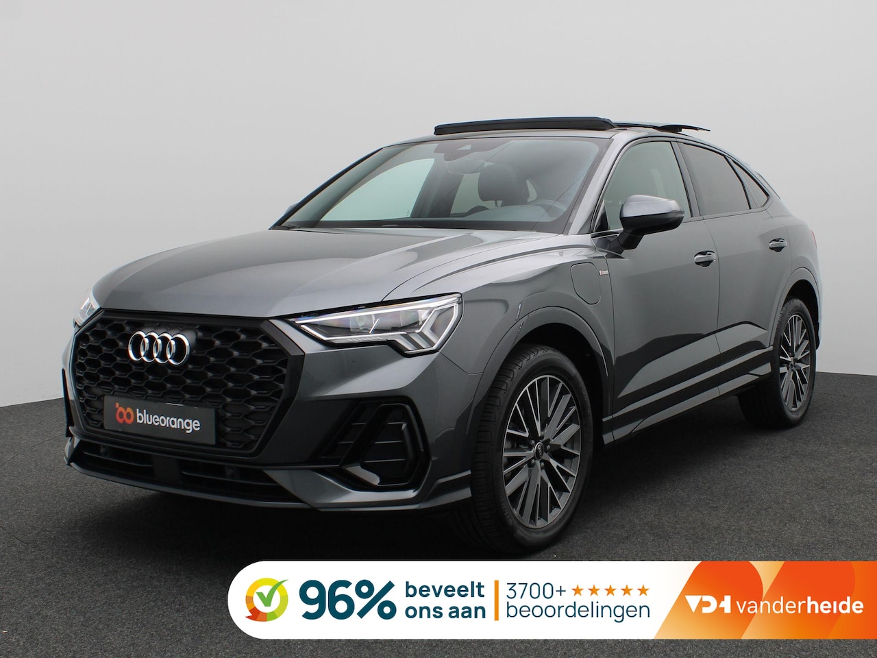 Audi Q3 Sportback - 45 TFSI e S Edition 245PK S-Tronic SOH 99%, Pano-Schuifdak, Trekhaak, 19" LM Velgen, Adapt - AutoWereld.nl