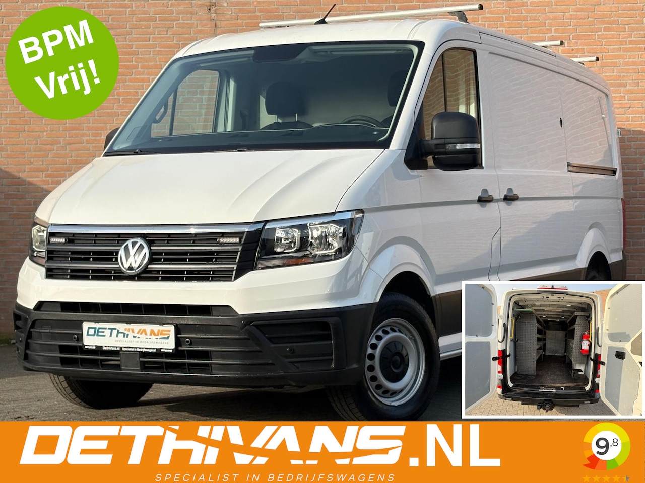 Volkswagen Crafter - 2.0TDI 140PK L3H2 / Complete Inrichting / Carplay / Cruisecontrol / Euro6 - AutoWereld.nl