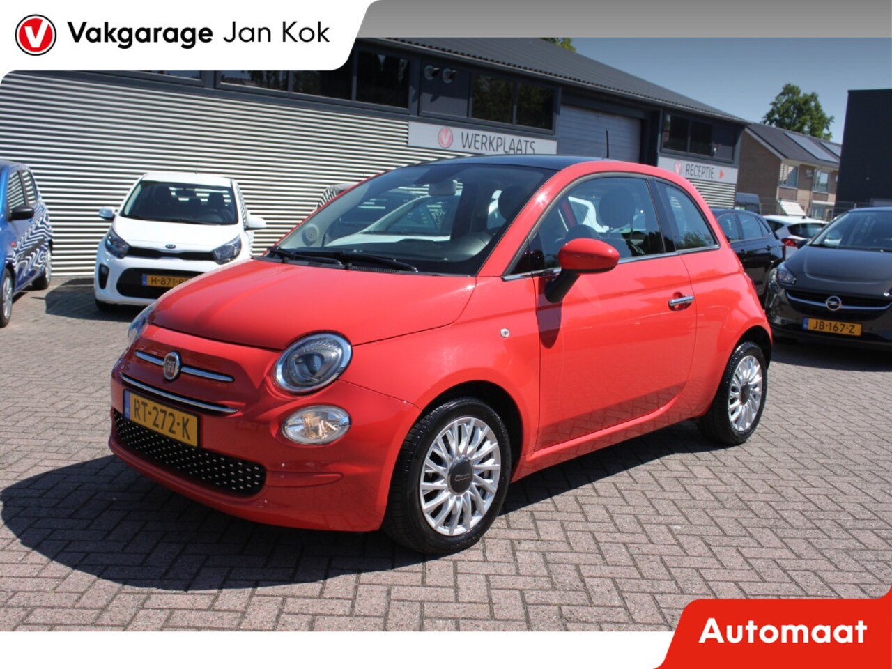 Fiat 500 - 0.9 TwinAir T Lounge, automaat, navigatie. - AutoWereld.nl