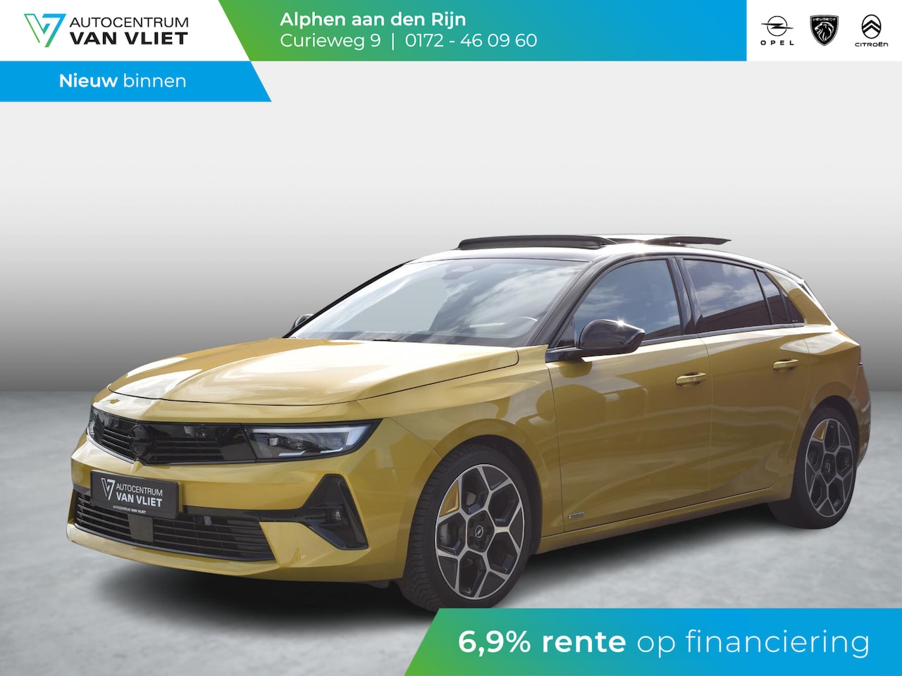 Opel Astra - 1.2 Turbo Ultimate SCHUIF- KANTELDAK | CAMERA MET SENSOREN | NAVI & CARPLAY | WINTERPAKKET - AutoWereld.nl