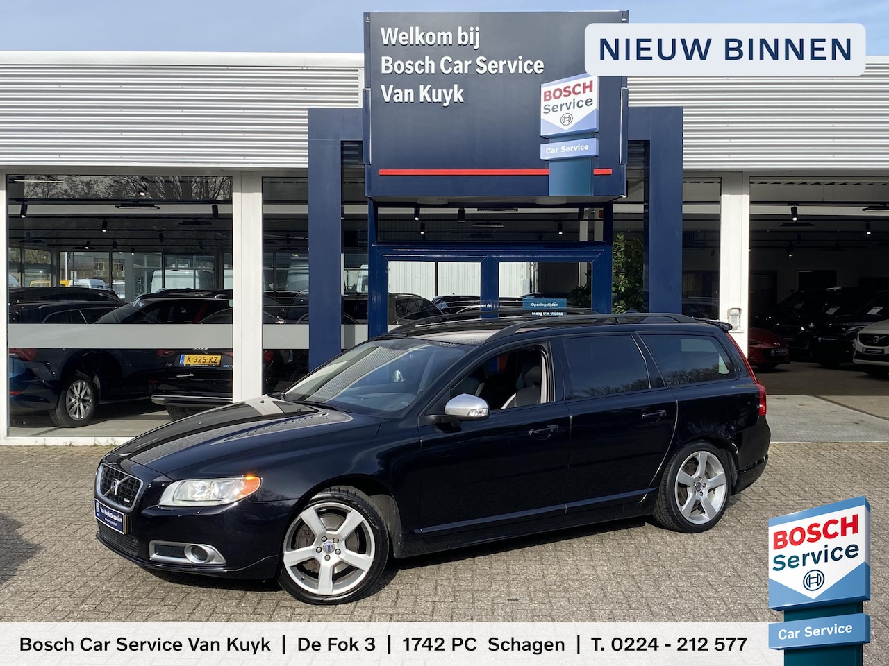 Volvo V70 - 2.5T R-Design / Automaat / NL-Auto / 200 PK / Vol-Leder / Elektr.-Stoelen met Geheugen / S - AutoWereld.nl