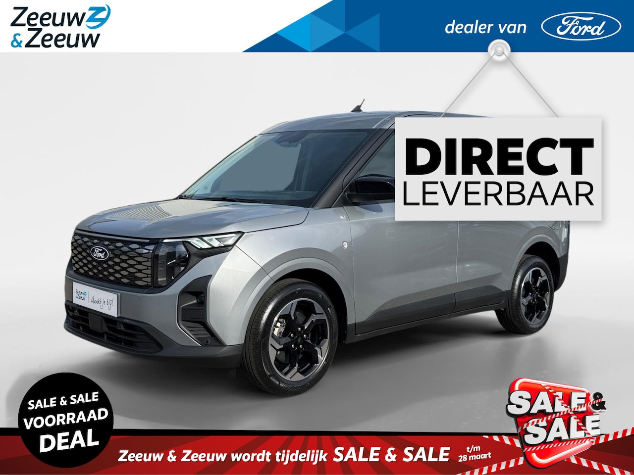 Ford Transit Courier - E-Transit Limited 44 kWh | Uit Voorraad Leverbaar | Prijs Exclusief BTW / Inclusief BPM & - AutoWereld.nl