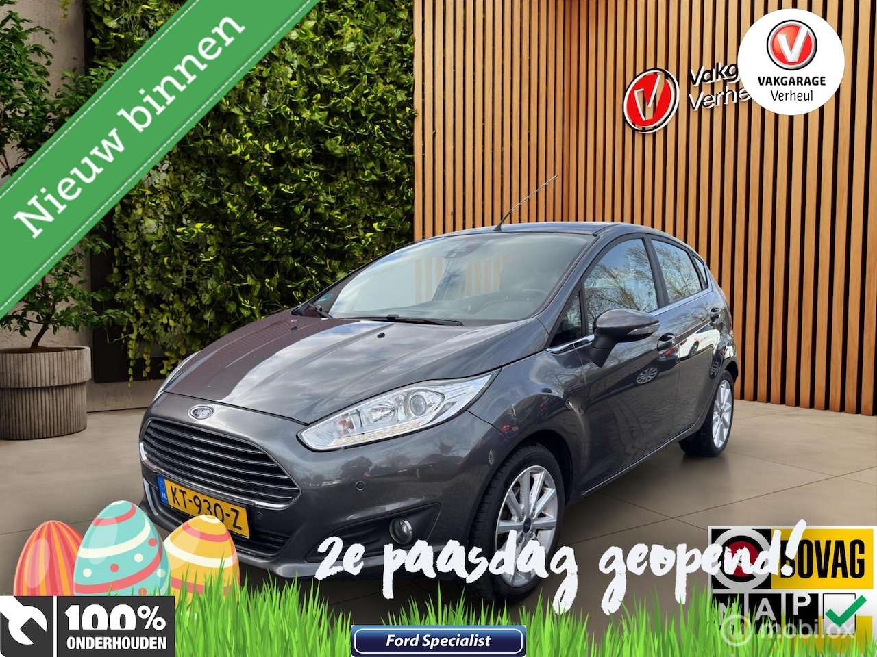 Ford Fiesta - 1.0 EcoB. Titanium|Navi|Clima|Cruise|Nap|Boekjes - AutoWereld.nl