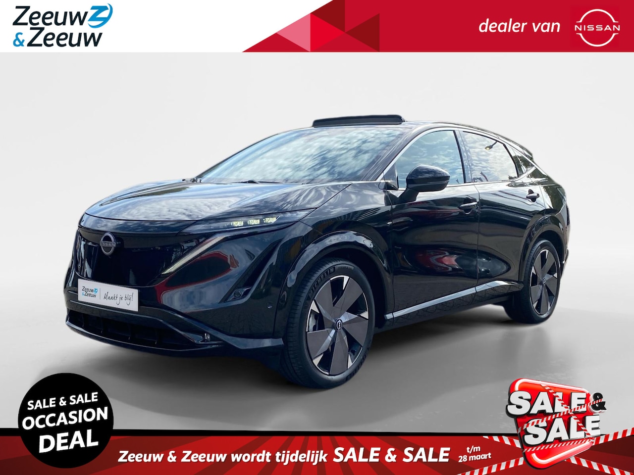 Nissan Ariya - Evolve 91 kWh | €3.000,- voorraad korting | Navigatie | Apple Carplay | Android Auto | Lan - AutoWereld.nl