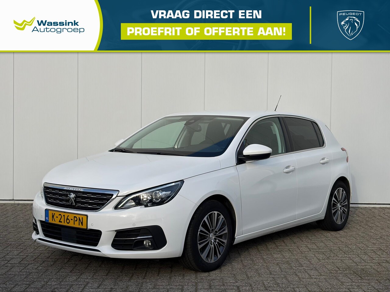 Peugeot 308 - 1.2 PureTech 130pk Blue Lease Allure | Navigatie | Camera | Cruise control | - AutoWereld.nl