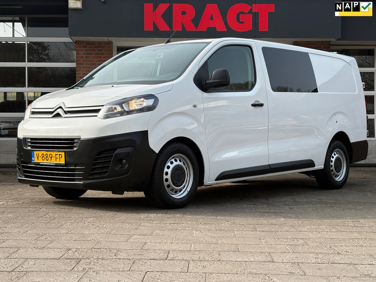 Citroën Jumpy - 2.0 BlueHDI 122PK|EURO6|NAP|DUBBELCABINE|airco|cruise| RIEM VV|apple carplay|trekhaak met - AutoWereld.nl