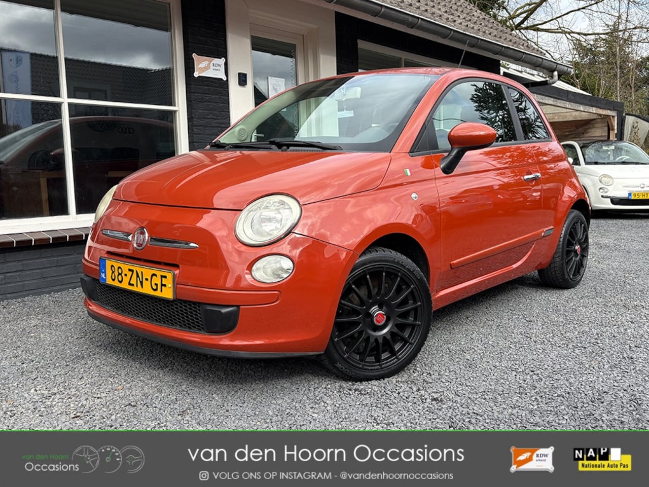 Fiat 500 - 1.2 TOMAAT-ROOD | AIRCO | NAP | APK NOV | EL RAMEN - AutoWereld.nl