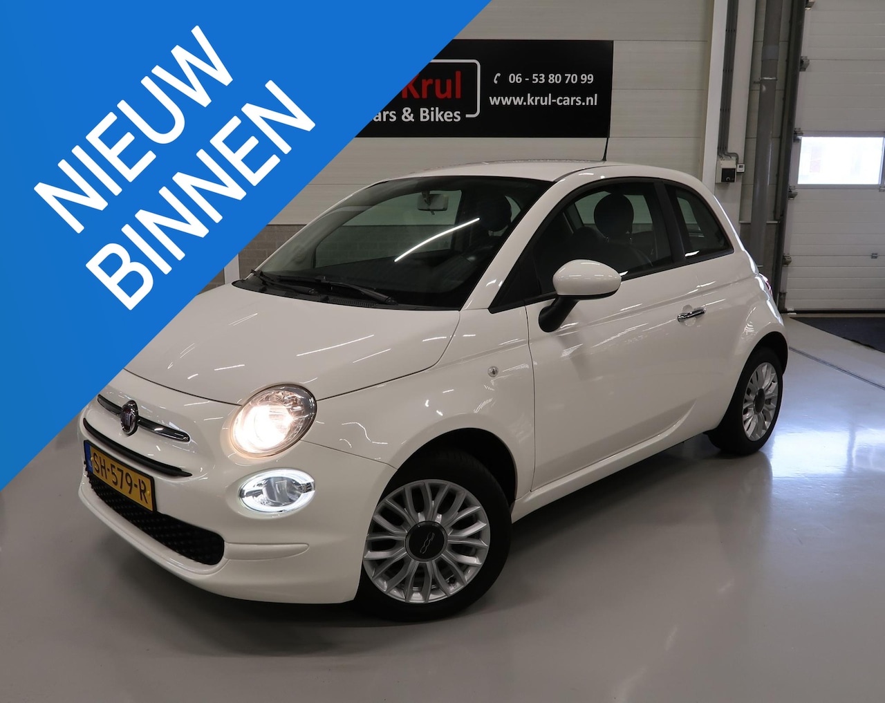 Fiat 500 - 1.2 Popstar NL-auto NAP Airco Sportvelgen Onderhoud aanwezig Bluetooth LED dagrijverlichti - AutoWereld.nl