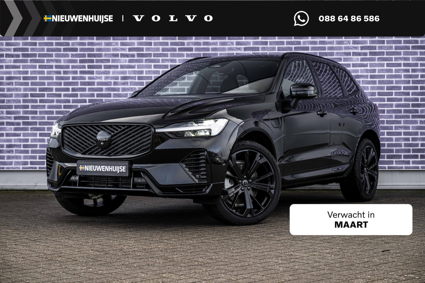 Volvo XC60 - 2.0 T6 Plug-in hybrid AWD Plus Black Edition | Facelift | Trekhaak | Memory | 360° camera - AutoWereld.nl