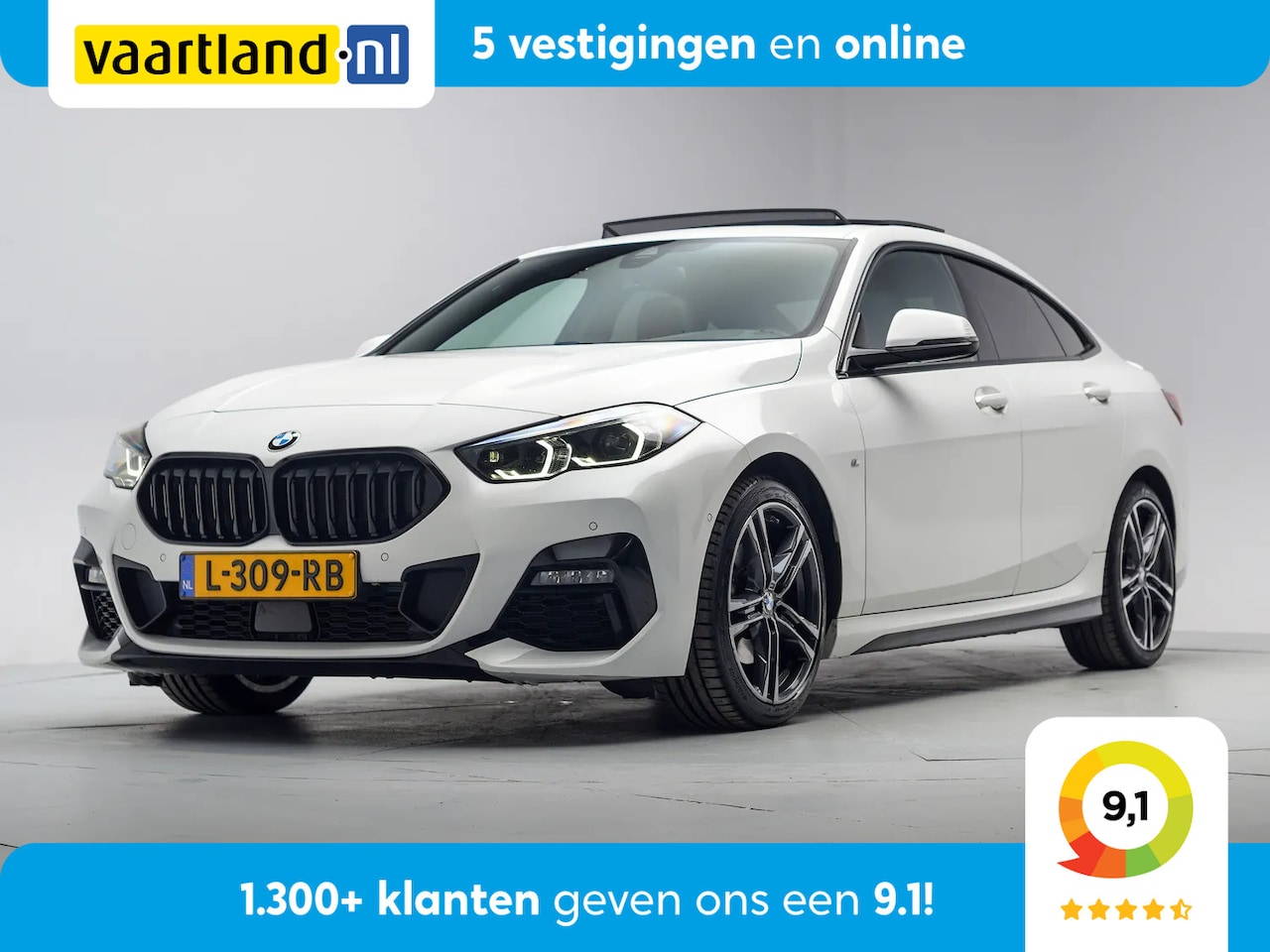 BMW 2-serie Gran Coupé - 218i M Sport High Executive Shadow Aut. [ Panorama Stuur-&stoelverwarming Half-leder ] - AutoWereld.nl